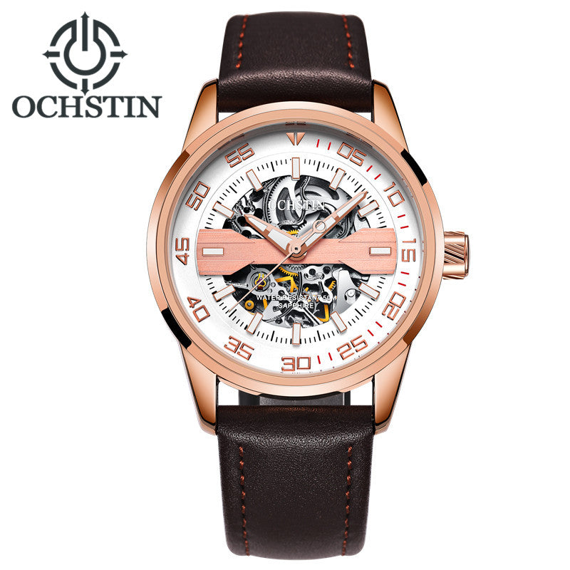 OCHSTIN Sport Design Watch Mens Watches Top Brand Luxury Montre Homme Clock Men Automatic Skeleton Watch