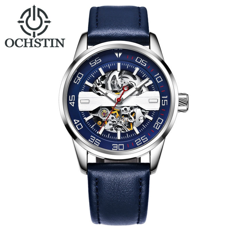 OCHSTIN Sport Design Watch Mens Watches Top Brand Luxury Montre Homme Clock Men Automatic Skeleton Watch