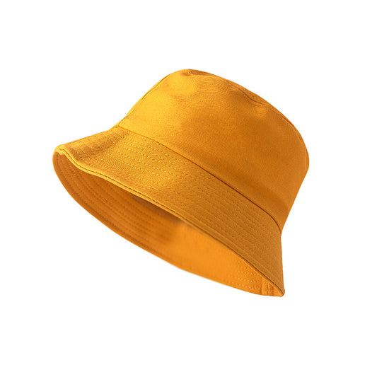 Casual and versatile trendy basin hat, black fisherman hat, foldable sunshade and sun protection hat