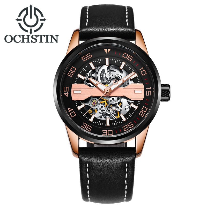 OCHSTIN Sport Design Watch Mens Watches Top Brand Luxury Montre Homme Clock Men Automatic Skeleton Watch